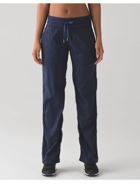 Lululemon Dance Studio Pant True Navy Blue Women's 12 Unlined